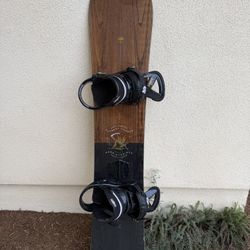 Arbor Snowboard + Burton Bindings (Full Setup)