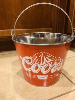 Coors banquet beer bucket