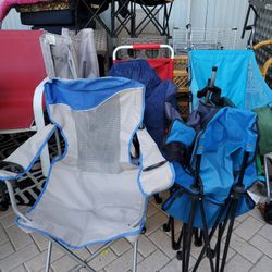 LARGEST ASSORTMENT OF BEACH AND CAMPING  CHAIRS $5 To $20  