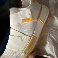 Adidas White And Yellow Shoes 