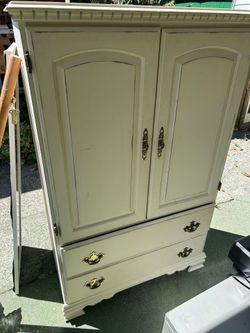 Vintage Cabinet without Shelves and Drawers