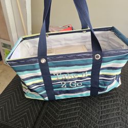 Thirty One Larger Sized Embrodiered Tote