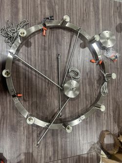 BRUSH NICKEL CHANDELIER