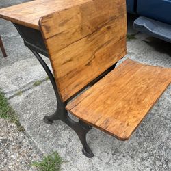 Vintage School Desk Early 1900’s