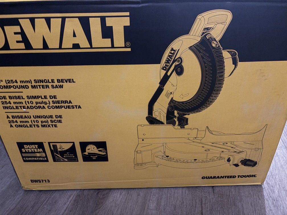 **🔥 DEWALT 10" Miter Saw – Powerful & Precise! 🔥**