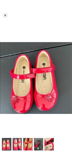 Red Kids Mary Jane Shoes