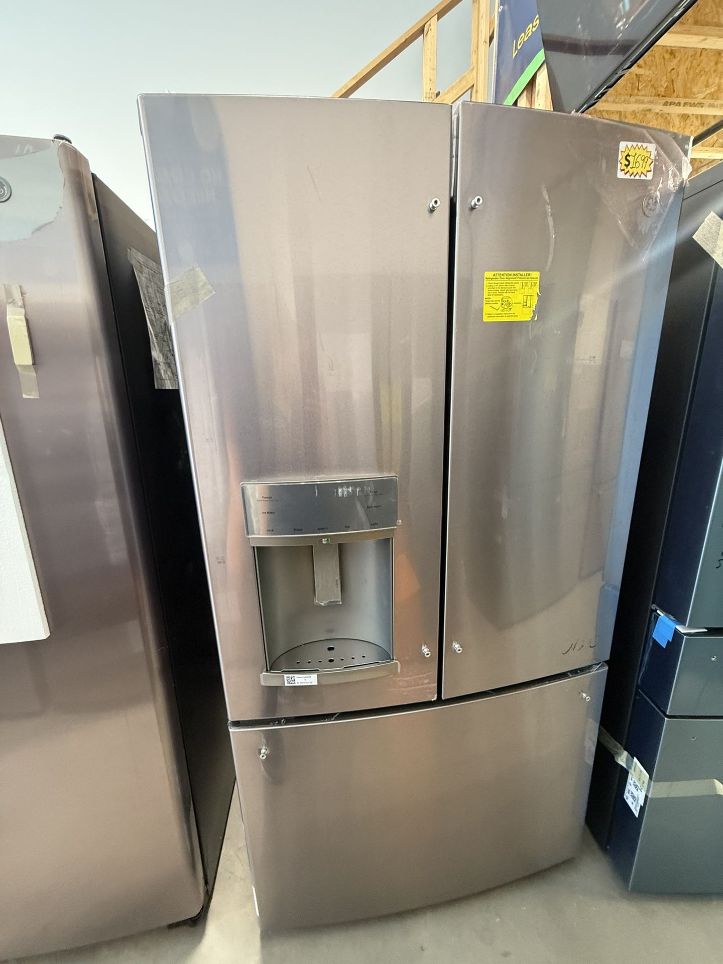 Profile 27.7 cu. ft. French Door Refrigerator with Door-in-Door in Fingerprint Resistant Stainless Steel