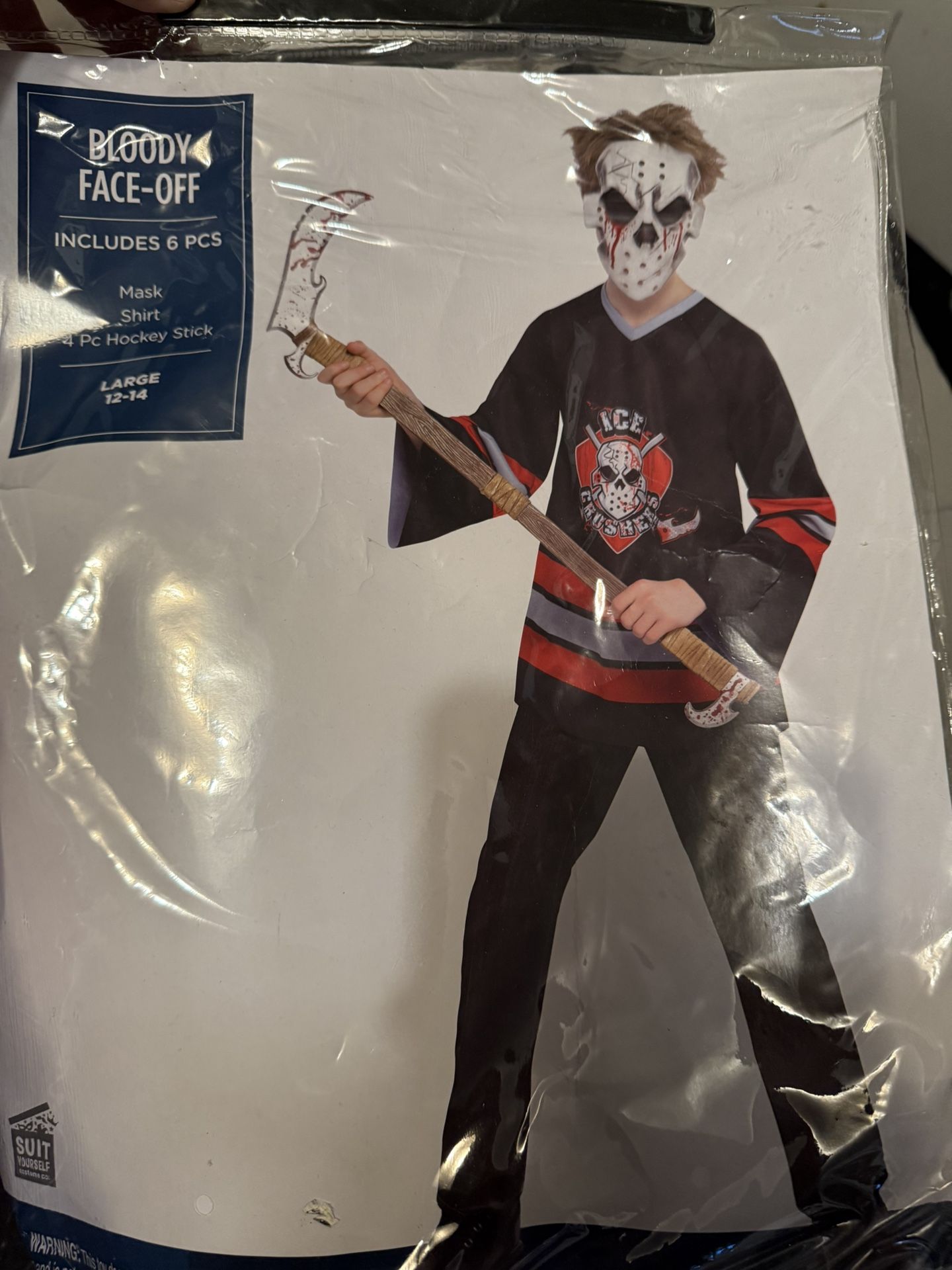 Bloody Skeleton Hockey Player