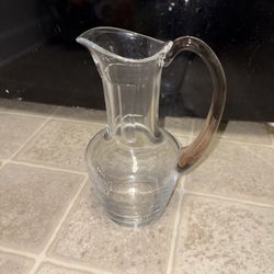 Orrefors Crystal/Glass Pitcher 9 In