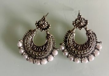 Metal Earrings For Sale