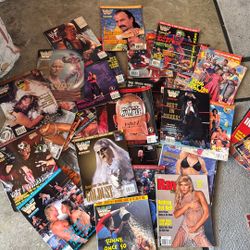 Vintage WWF Magazines 