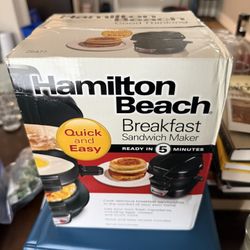 Hamilton Beach Breakfast Quick and Easy Sandwich Maker