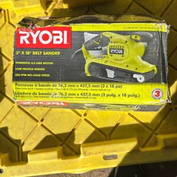 BRAND NEW RYOBI 3”x18” BELT SANDER