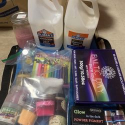 Slime and slime making supplies 