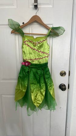 Tinker bell dress and wings, size 4-6, $10, no holds