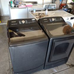 Samsung stainless steel WASHER AND ELECTRIC DRYER Large Capacity