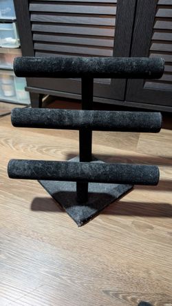 Black Velvet Jewelry Display Stand