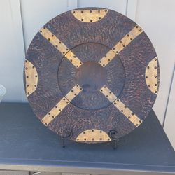 Aluminum Shield With Stand Decor 30” Diameter