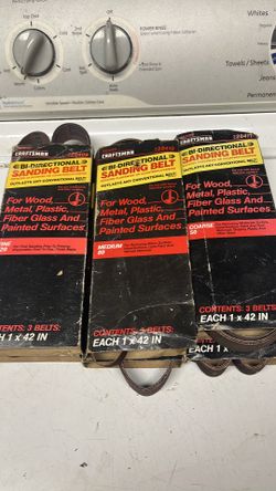 craftsman Bi- directional sanding belts