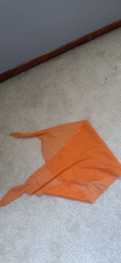 Orange Swim Suit Cover Up