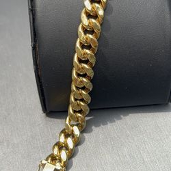 Cuban Bracelet 10kt Gold 0970