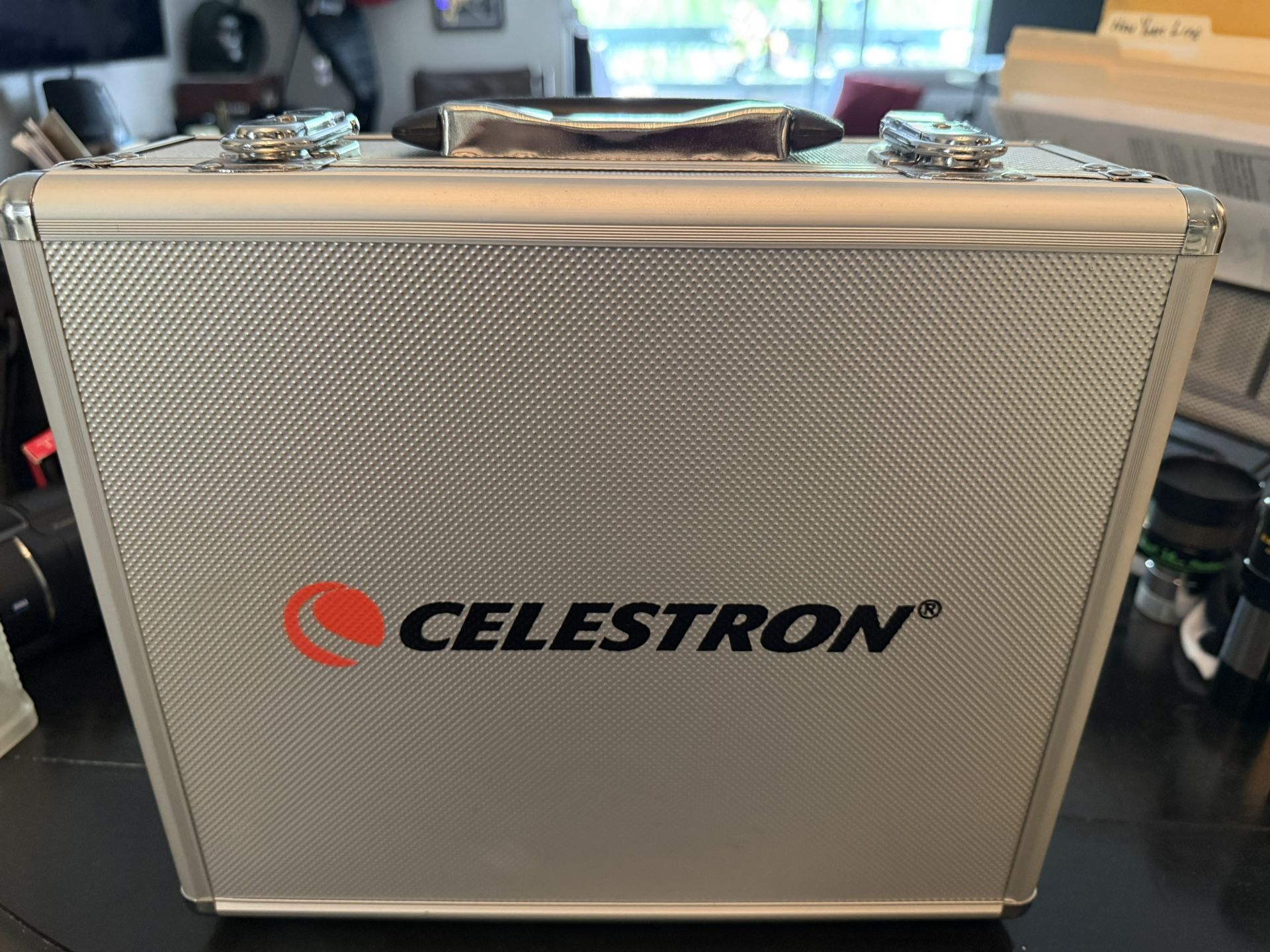 Various Telescope Lenses And Accessories With Case