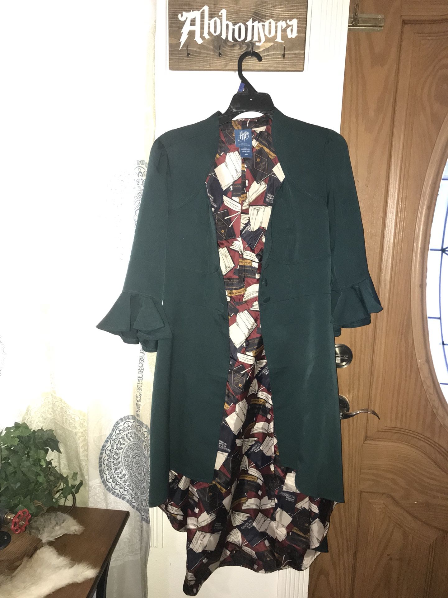 Green Harry Potter Textbook Overcoat