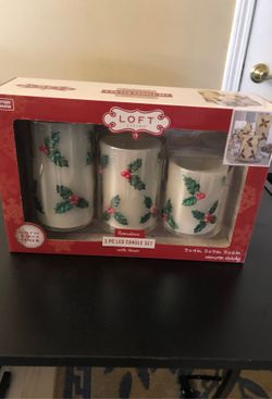 Brand new flame less candle set