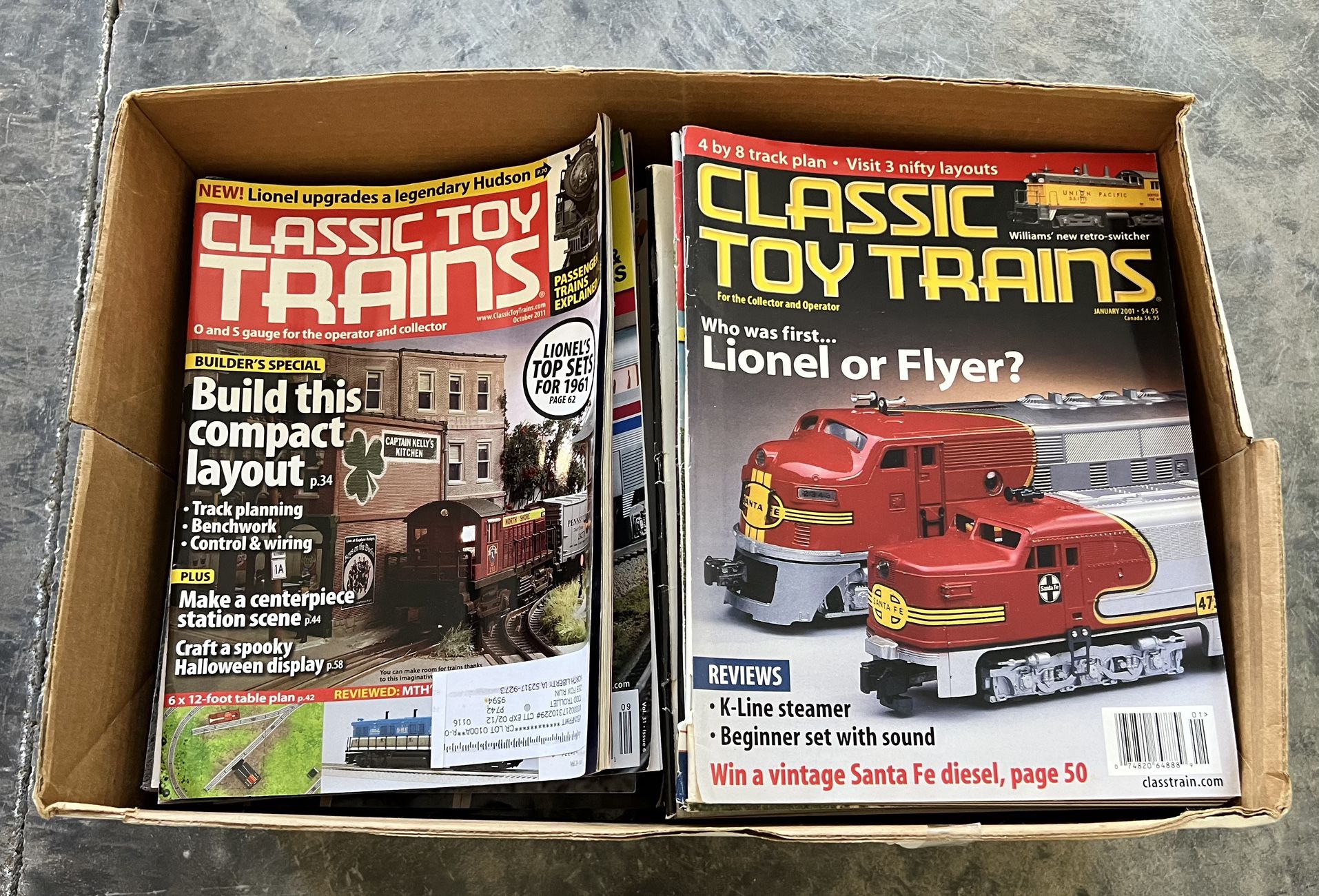 Classic Toy Trains Magazine Lot 