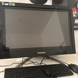 Lenovo - C440 Touch 21.5" Touch-Screen All-In-One Computer - Intel Pentium - 4GB Memory - 1TB Hard Drive