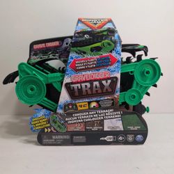 New Monster Jam, Official Grave Digger Trax All-Terrain Remote Control Vehicle NEW