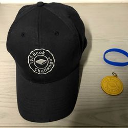 100 Book Challenge Coaches Cap, 75 Hour Medal,  “Summer Reader” Wristband