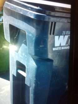 Trash bin washing
