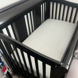 Wooden Baby Crib 