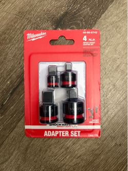 Milwaukee 4pc Impact Adapters