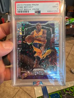 2019 Kobe Fast Break Prizm #8 PSA 9