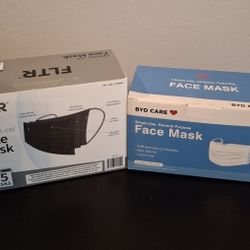 NEW – Disposable Face Masks – 2 Boxes (125 total)