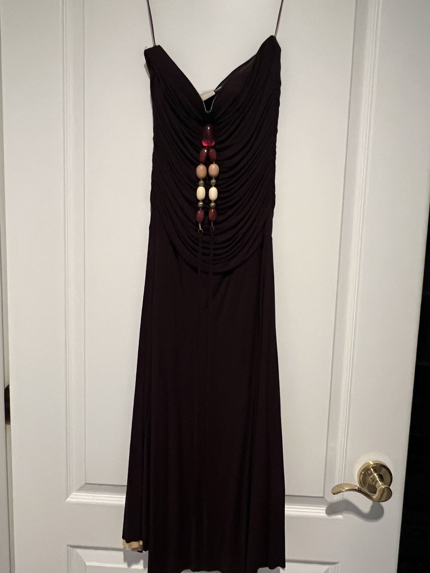 Michael Kors Dress Strapless Brown Size XS