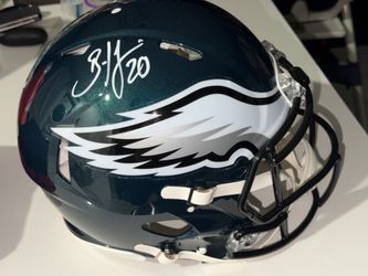 Brian Dawkins Signed Philadelphia Eagles Full-Size Football Helmet