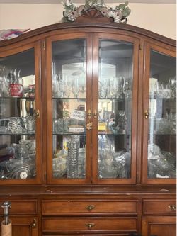 Shelf for displaying  a glass ornament