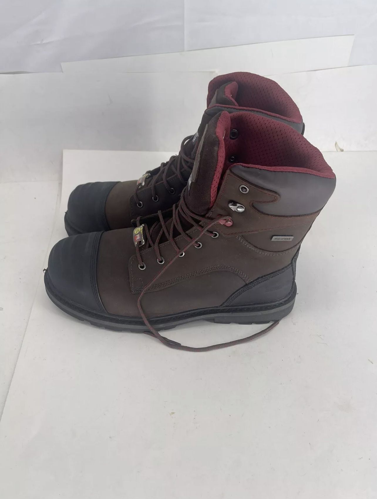 Avenger Work Boots Mens 8" Hammer Waterproof 1000 Gram Insulated A7577. Size 12