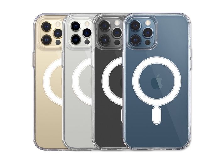 iPhone 15 15 Plus 15 Pro 15 Po Max Clear Case Slim Plating Mag Cover