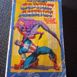 Marvel Comic Book Captain America Battles Baron Blood!