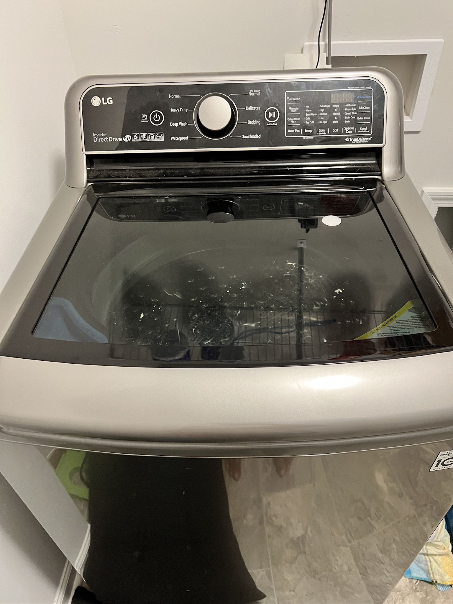 Silver full Size LG washer/dryer Set