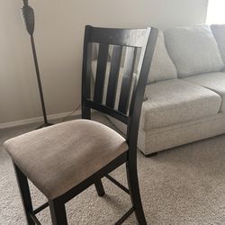 (4) Tall Table Chairs