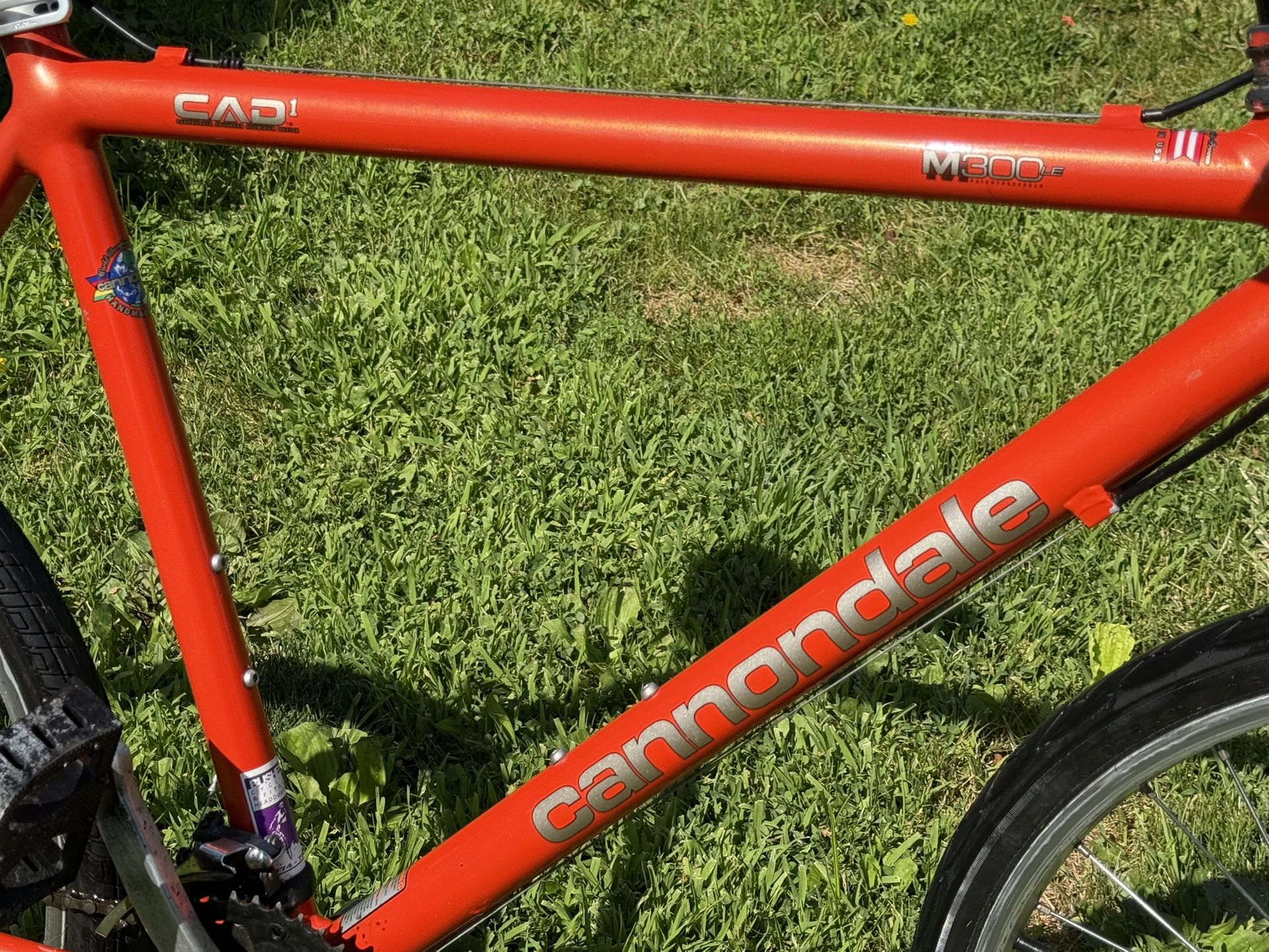 Red 26" Cannondale M300SE CAD1 Design