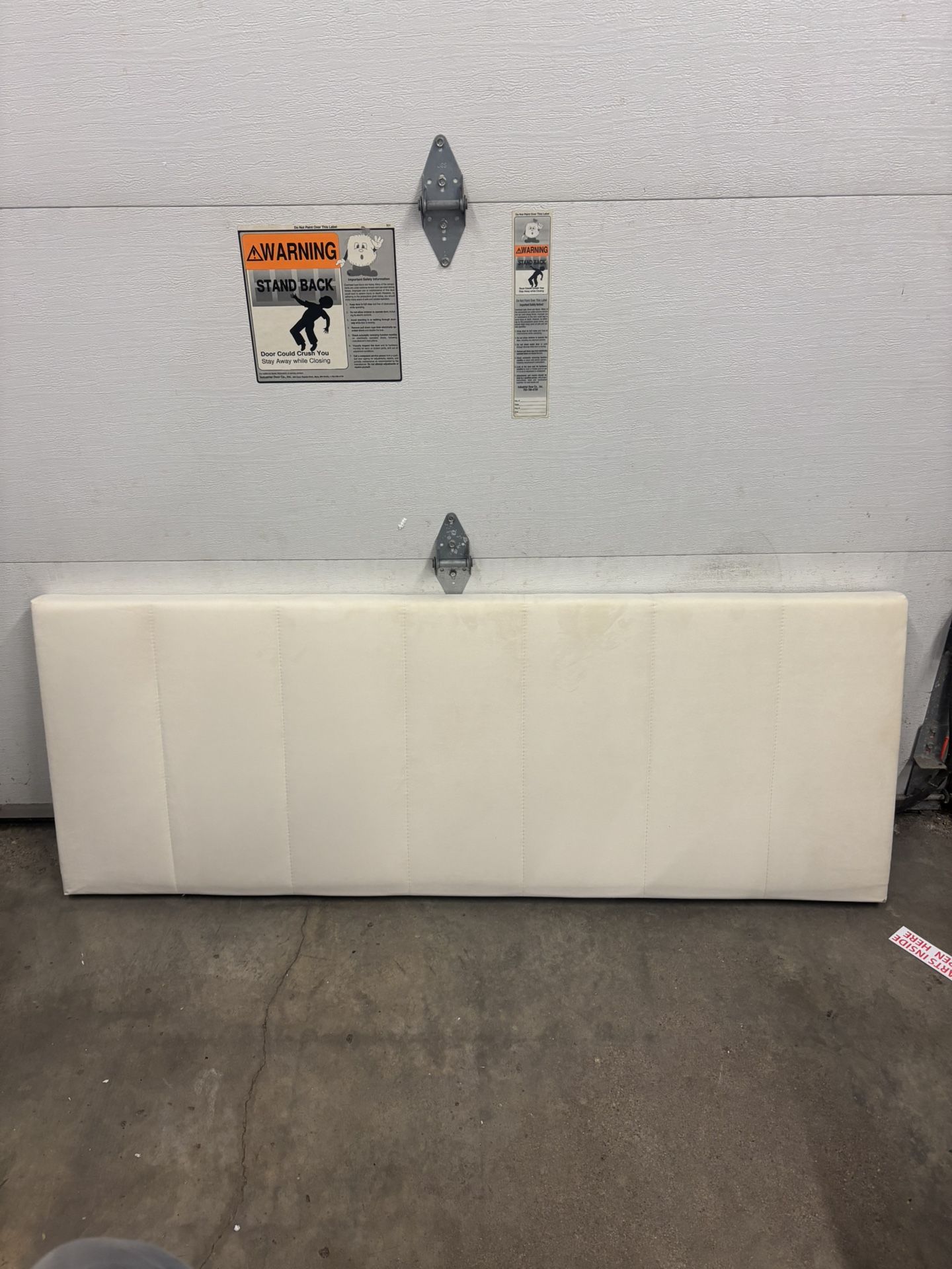 New Queen Upholstered Faux Velvet Channel Stitched Headboard, Footboard, Side Rails, and Slats