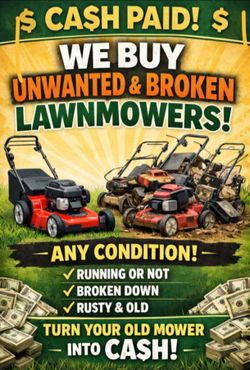 Gas lawnmower for sale