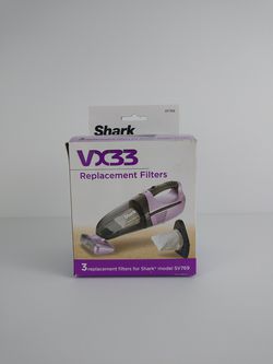 3 Shark VX33 Replacement Vacuum Filters SV769 Cordless Hand Vacuums Part# XF769