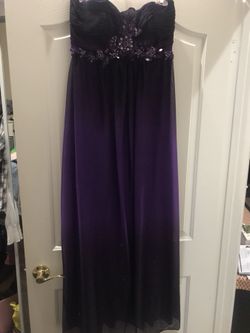 Midnight purple dress